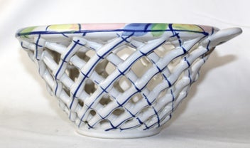 Listing 1 of 18 for +++ SUPERB "ROYCE McGLASHEN" POTTERY FRUIT BOWL +++