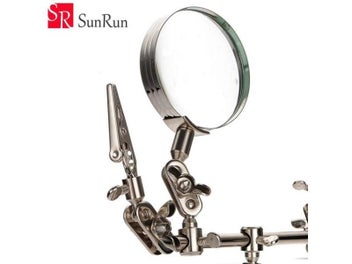 Listing 5 of 8 for 2.5X MG16129 Third Hand Soldering Iron Stand Helping Clamp Vise Clip Tool