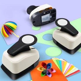 Listing 8 of 9 for Set of 3Pcs Circle Punch Set Paper Hole Puncher Circle Hole Cutter for Arts C