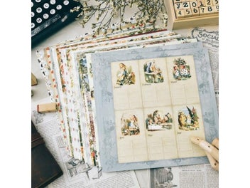 Listing 1 of 8 for YPP CRAFT 24pcs Single-side Printed Background Paper Creative Papercraft Art