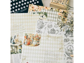 Listing 5 of 8 for YPP CRAFT 24pcs Single-side Printed Background Paper Creative Papercraft Art