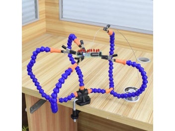 Listing 6 of 9 for Toolour Table Clamp Soldering Helping Hand Third Hand Tool Soldering Station