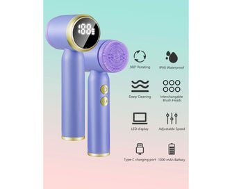 Listing 2 of 6 for 6 in 1 Face Brushes for Cleansing and Exfoliating,Spin Facial Cleansing Brush
