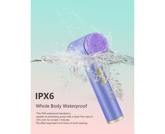 Listing 3 of 6 for 6 in 1 Face Brushes for Cleansing and Exfoliating,Spin Facial Cleansing Brush