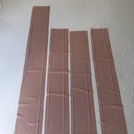 Listing 3 of 8 for Vintage Japanese Silk Fabric Pieces x4 Kimono Panels
