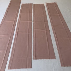 Listing 4 of 8 for Vintage Japanese Silk Fabric Pieces x4 Kimono Panels