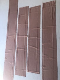 Listing 6 of 8 for Vintage Japanese Silk Fabric Pieces x4 Kimono Panels