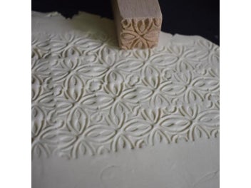 Listing 6 of 9 for Pottery Stamps Wood Blocks DIY Emboss Modeling Ceramic Texture Clay Tools