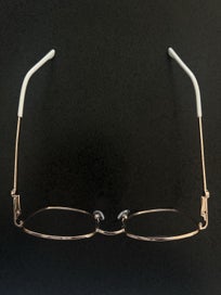 Listing 2 of 3 for White and rose gold glasses frames
