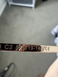 Listing 3 of 3 for White and rose gold glasses frames