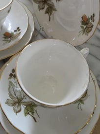 Listing 17 of 19 for Queen Anne Trios and Saucer - Minor Damage