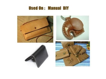 Listing 6 of 8 for 20x15CM PU Artificial Leather Fabric Solid Color Faux Leather Handmade Bag