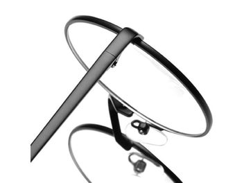 Listing 8 of 10 for Chic Eyeglasses Retro Big Round Metal Frame Clear Lens Glasses Nerd Spectacles