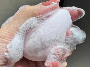 Listing 6 of 9 for Makeup Sponges Triangle Puff Liquid Cream Powder Makeup Eggs Pink 20 Pieces Set