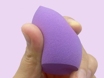 Listing 4 of 7 for Makeup Sponges Triangle Puff Liquid Cream Powder Makeup Eggs Purple 15 Pieces