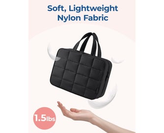 Listing 3 of 6 for Travel Toiletry Bag with Jewelry Organizer, Hanging Travel Bag for Toiletries