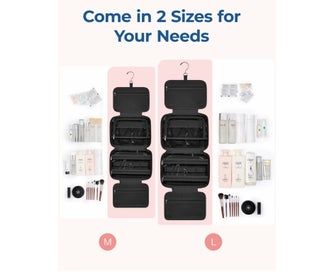 Listing 4 of 6 for Travel Toiletry Bag with Jewelry Organizer, Hanging Travel Bag for Toiletries