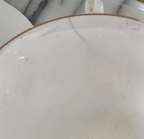 Listing 15 of 19 for Queen Anne Trios and Saucer - Minor Damage