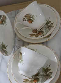 Listing 10 of 19 for Queen Anne Trios and Saucer - Minor Damage