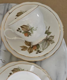 Listing 11 of 19 for Queen Anne Trios and Saucer - Minor Damage