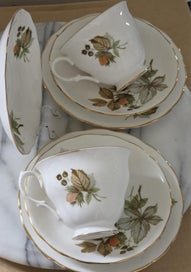 Listing 14 of 19 for Queen Anne Trios and Saucer - Minor Damage