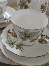 Listing 18 of 19 for Queen Anne Trios and Saucer - Minor Damage