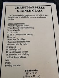 Listing 5 of 11 for 4 Quilting Patterns -The Bow Bag -Farmyard Fun -Christmas Bells & Cats