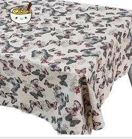 Listing 4 of 6 for Cotton Linen Fabric Butterfly 1x1.5M