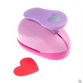 Listing 7 of 9 for 8/16/25/38/50mm Random Color Heart Punch DIY Embossing Punches Scrapbooking