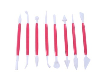 Listing 3 of 8 for 5pcs/8pcs 2 Way Pottery Clay Ball Styluses Tools Polymer Clay Sculpture Tool