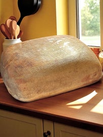 Listing 3 of 6 for Vintage Handcrafted Terracotta Serving Dish - Stunning & very heavy!