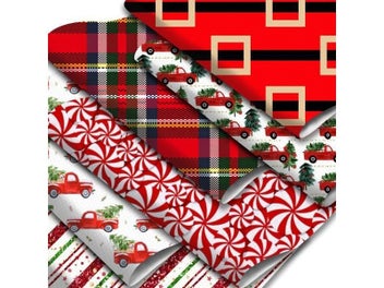 Listing 3 of 9 for David Accessories 20*33cm Christmas Ordinary Faux Synthetic Leather Fabric DIY