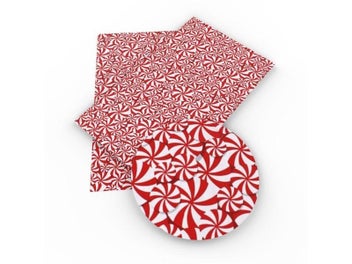 Listing 6 of 9 for David Accessories 20*33cm Christmas Ordinary Faux Synthetic Leather Fabric DIY