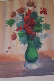 Listing 8 of 20 for +++ BEAUTIFUL FLORAL WATERCOLOUR PAINTING +++