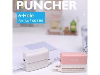 Listing 3 of 8 for KW-triO 6-Hole Paper Punch Handheld Mini Puncher Support Multiple 20/26/30 Hole
