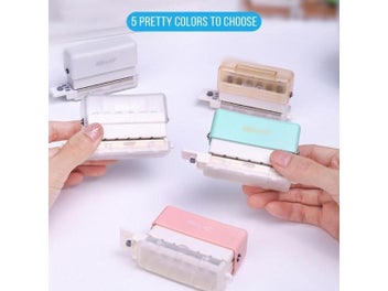 Listing 4 of 8 for KW-triO 6-Hole Paper Punch Handheld Mini Puncher Support Multiple 20/26/30 Hole