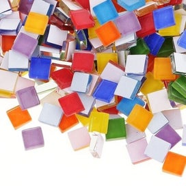 Listing 7 of 8 for Glass Mosaic Tiles 100pcs DIY Crafts Art Pack