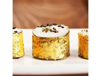 Listing 5 of 9 for 100 Pcs Sheets Pure 24K Gold Foil Leaf Anti-Aging Gilding For Food Decorations