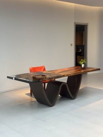 Listing 14 of 19 for Small Ancient Swamp Kauri Slab – 120 × 70/50 × 7 cm (Ready to Work)