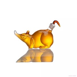 Listing 4 of 9 for 12 Style Animal Shaped Novelty Design Wine Bottle Lead-free Glass Barware Men