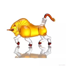 Listing 5 of 9 for 12 Style Animal Shaped Novelty Design Wine Bottle Lead-free Glass Barware Men