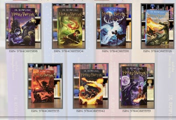 Listing 6 of 8 for Harry Potter, Once Read, Full Set 2014 Bloomsbury Eds in Case.