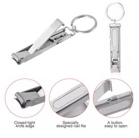 Listing 4 of 5 for Nail Clipper With Key Ring Stainless Steel