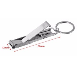 Listing 5 of 5 for Nail Clipper With Key Ring Stainless Steel