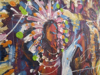 Listing 6 of 8 for Helcio Fernandes 'Rio de Janeiro' Original Canvas Painting