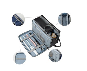 Listing 6 of 6 for Toiletry Bag for Men Travel Wash Bag Bathroom Makeup Organizer Wet Dry Bag