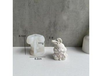 Listing 6 of 9 for Multi-style Rabbit Silicone Candle Mold Easter Animal Cute Rabbit Aromatherapy