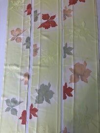 Listing 4 of 14 for Vintage Japanese Silk Floral Fabric Pieces x3 Kimono Panels