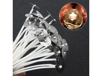 Listing 3 of 8 for 30Pcs 10cm Butter Wicks Pure Cotton Smokeless Candle Wicks Cotton Core Pre