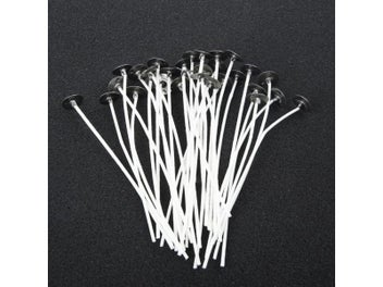 Listing 4 of 8 for 30Pcs 10cm Butter Wicks Pure Cotton Smokeless Candle Wicks Cotton Core Pre